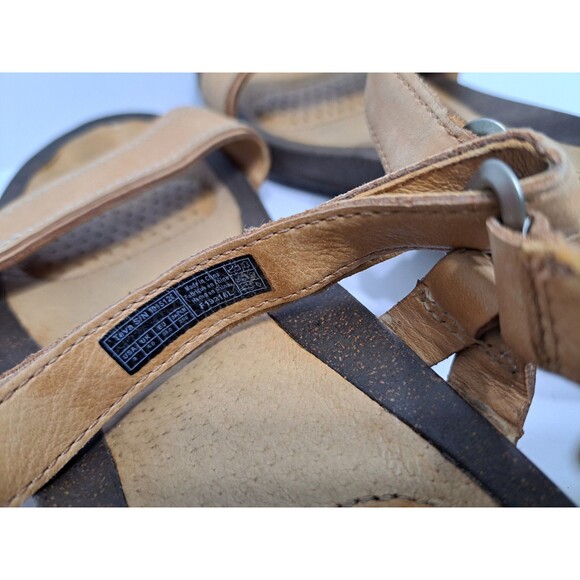 Teva Ysidro Women's 8 Universal Wedge Leather Strappy Sandals Stitch - Picture 8 of 10